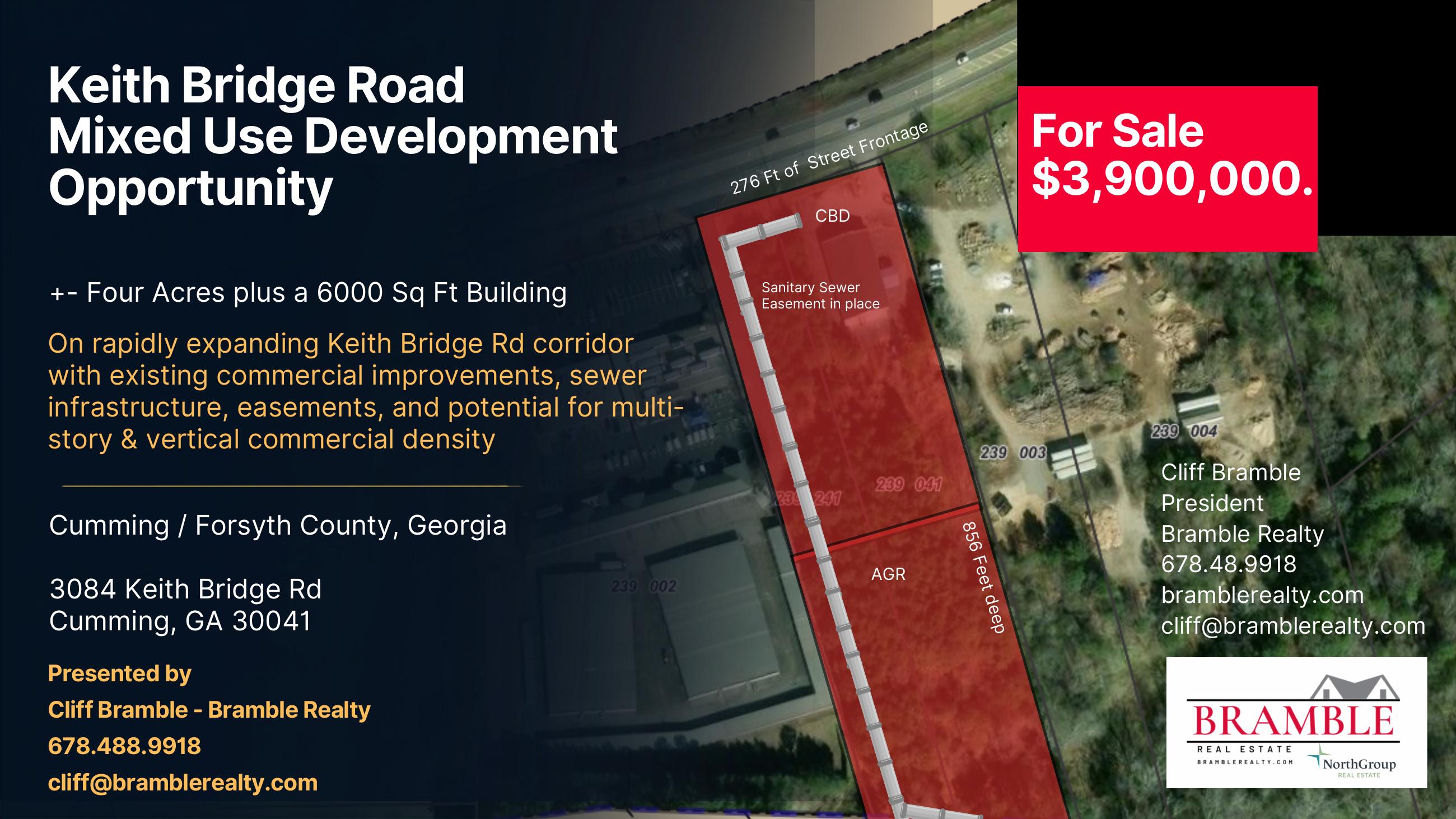 Four-Acre Mixed-Use Development Opportunity